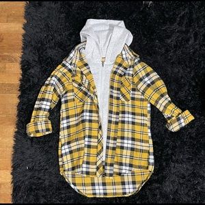 Yellow plaid jacket
